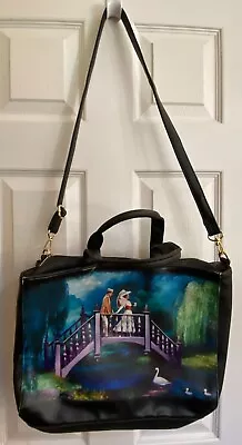 DISNEY PARKS Tote Bag MARY POPPINS Jolly Holiday WATERCOLOR Purse ~ FREE SHIP • $59.99