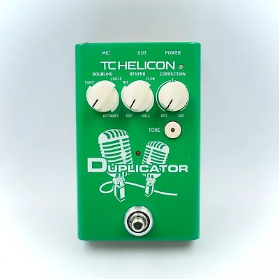 TC Helicon Duplicator Doubling Reverb Correction Vocal Effect Pedal 0505DDX • $135