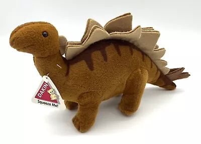 Vintage NOS Dakin Applause “Stegosaurus Noisie” Dinosaur Plush Toy • $14.99