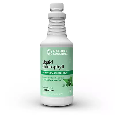 Nature'S Sunshine Chlorophyll Liquid 16 Fl Oz Kosher Fresh Mint • $36.99