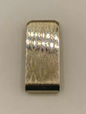 Cartier Silver Tone 2C Double C Logo Money Clip Holder • $156.60