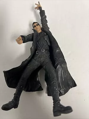 McFarlane The Matrix Series One Neo Lobby Shootout Scene Action Figure Loose • $10