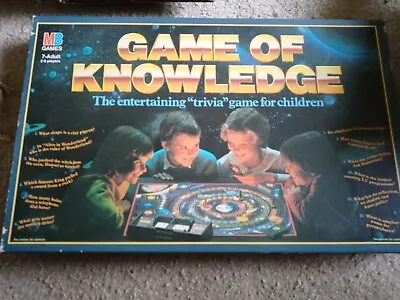 Mb Games Game Of Knowledge Board Game.game Is Complete. • £16.99