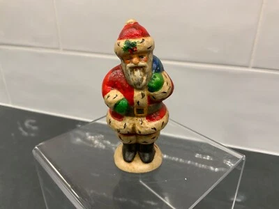 $80 • Buy Vaillancourt Folk Art  1992 Vintage Small Winking Santa #581