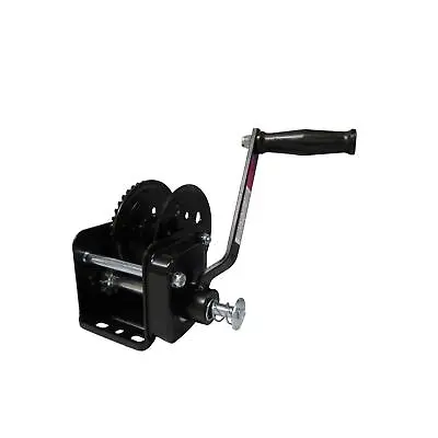 £29.95 • Buy 600lbs BLACK COATED HAND WINCH With BRAKE Marine Trailer Car Boat Yacht