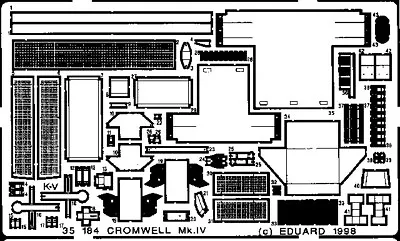 EDUARD MODELS  1/35 Armor- Cromwell Mk IV For TAM EDU35184 • $15.50