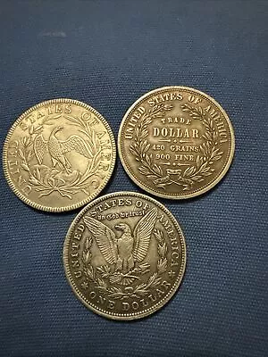 3 X United States Of America One Dollar  Coins • £9.99