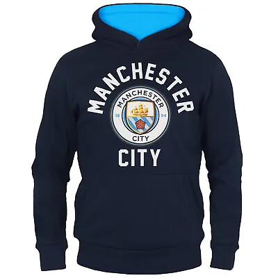 Manchester City Boys Hoody Fleece Graphic Kids OFFICIAL Football Gift • £39.99