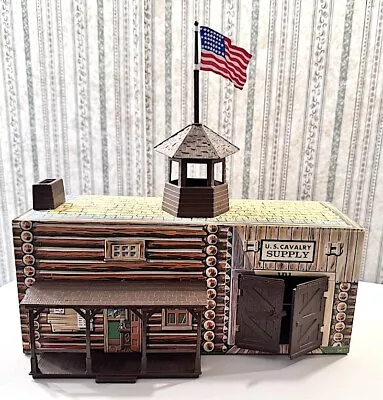 1962 Marx Fort Apache U.s. Cavalry Complete Supply Building Ready To Display • $20.50