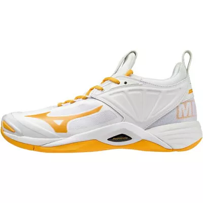 Mizuno Volleyball Shoes WAVE MOMENTUM 2 V1GA2112 54 White/Orange Unisex • $138.95