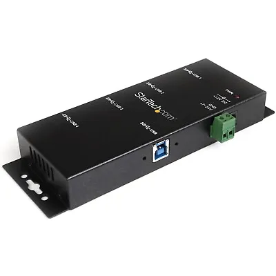 $135.36 • Buy StarTech ST4300USBM 4 Port Industrial USB 3.0 Hub - Mountable - Rugged USB Hub