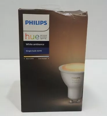 $39.99 • Buy Philips: Hue White Ambiance 5.5W GU10 Single Bulb