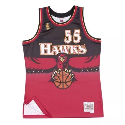 Mens Mitchell & Ness NBA Swingman Road Jersey Atlanta Hawks 96 Dikembe Mutombo • $103.99