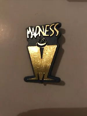 £5 • Buy Madness Reggae / Ska Band - 4 X 2.5cm Black / Gold Pin Badge 1984