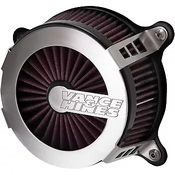 VANCE & HINES 70365 Brushed Stainless VO2 Cage Fighter Air Cleaner • $259.99