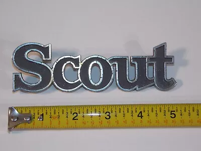 Vtg International Scout II Tailgate Car Badge Emblem 1971-1980 396610-C1 BPC3 • $79