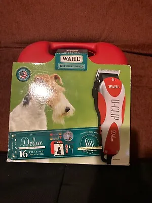 BNew Wahl U Clip Deluxe Pro Home Pet Grooming Kit Dog Grooming Clippers From USA • $100