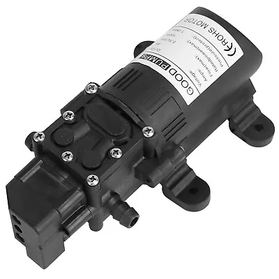 12V Water Pump With 2 Hose Clamps 123Psi Self Priming Sprayer Pump 100W Electric • $20.78