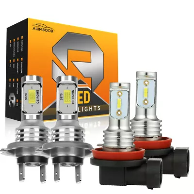 For GMC Acadia 2007-2012 - 4PCS LED Headlight High Low Beam Bulb 6000K HID White • $29.99