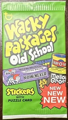 (4) Topps Wacky Packages 2012 Old School - FOUR Sealed Pack Trading Cards • $9.50