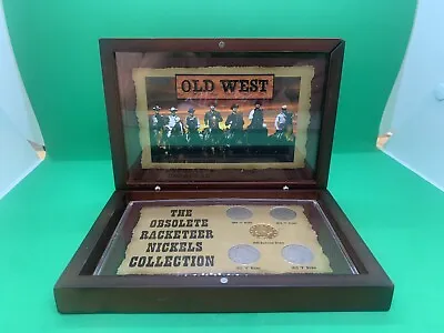 Obsolete Racketeer Liberty Nickels V Collection 5 Coins Acrylic Holder No Cents • $59.99