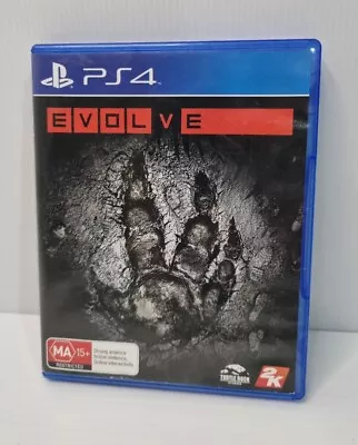 PS4 PlayStation 4 - Evolve - With Manual - Good Condition - FREE TRACKED POST • $12.95