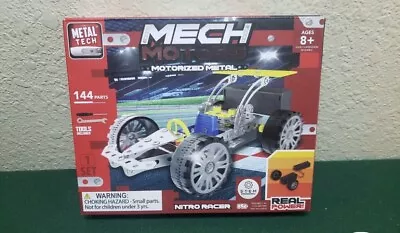 Metal Tech- Mech Motors 144 PC NITRO RACER 8+ New Sealed • $10