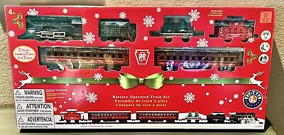 Lionel 37-Piece Christmas Holiday Battery Operated Train Set Pennsylvania Flyer • $49.99