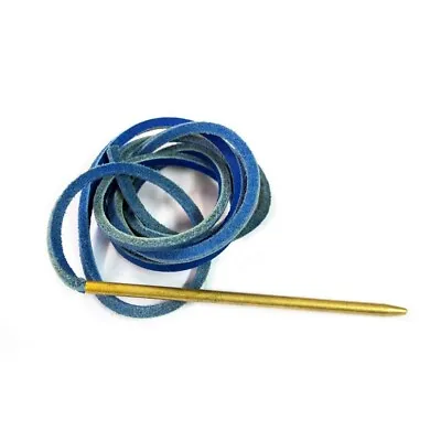 Shoestring Leather Laces Threading Needles For Boat Shoes And Loafers • £8.39