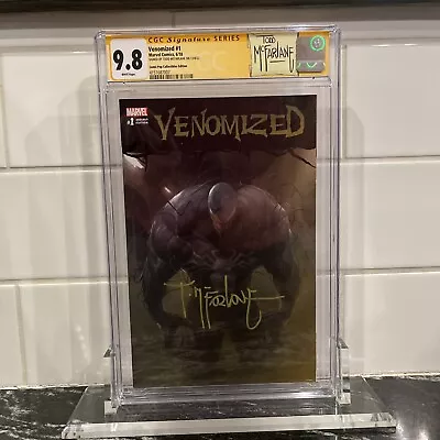 Venomized #1 CGC 9.8 SS McFarlane “Comic Pop Collectables Edition” Custom Label • $400