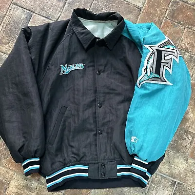 Vintage 80’s Florida Marlins Starter Jacket Medium Sports • $125