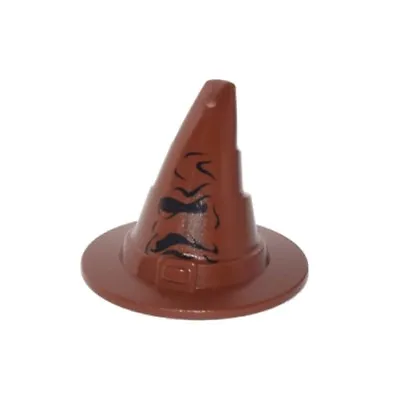 LEGO 4842 - Minifig Headgear Hat Wizards With Black HP Sorting Hat Pattern  • $59.75
