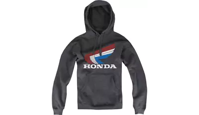 NEW HONDA APPAREL Honda Vintage Wing Hoodie-Black-ALL SIZES AVAILABLE-MOTORCYCLE • $49.95