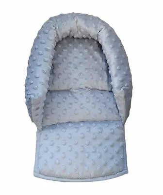 Baby Head Car Seat Rest Cushion Toddler Child Support Pillow Dimple Light Grey • £11.99