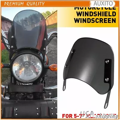 5 -7  Motorcycle Headlight Fairing Windshield Screen For Triumph Bonneville T100 • $19.99