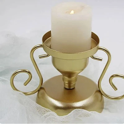 £7.82 • Buy Pendant Candlestick Metal Golden Aroma Rack Double Head Candle Holder  Candle