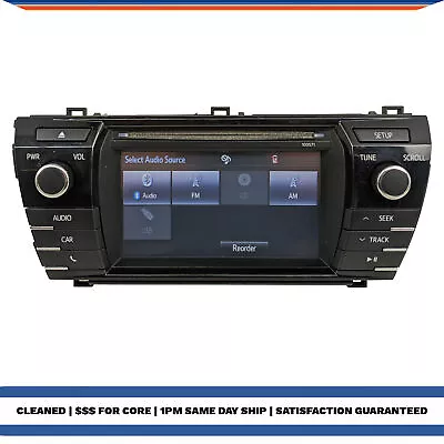 $249 • Buy 2014-2016 Toyota Corolla Radio Stereo Cd Player Touch-screen 86140-02470 100571