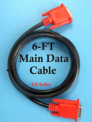 6FT Main Test Data Cable OBD1 & OBD2 Compatible With Autel MaxiDas DS708 Scanner • $30.65