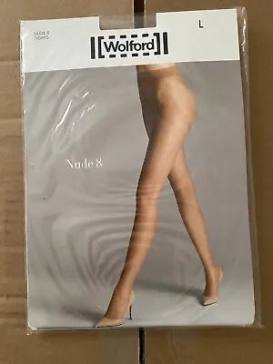 $29 • Buy Wolford Nude 8 Tights (Brand New)