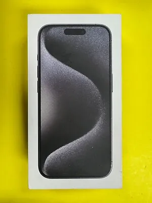 Apple IPhone 15 Pro - 128GB - Black Titanium (Unlocked) - New Sealed • $939.95
