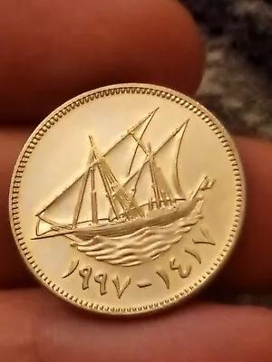 £2.65 • Buy 1997 Kuwait 50 Fils KM# 13 AH 1417 Middle East Arabic Nearly UNC XF -3