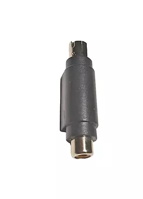 S-Video 4 Pin Male To RCA Jack Adapter Composite Video VHS SVHS Plug Connector • $7.15