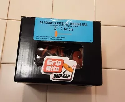 New Grip Rite EG Round Plastic Cap Roofing Nails 3  1lb. (3PRCAP1)  • $16.97