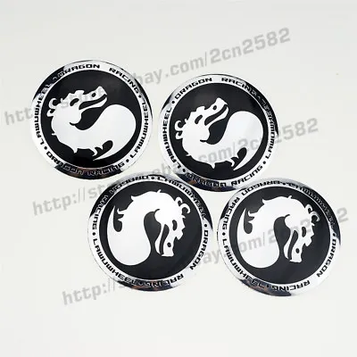 $7.22 • Buy 4pcs 56.5mm Car Wheel Mortal Kombat Dragon Center Hub Cap Replace Sticker Emblem