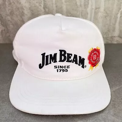 Jim Beam Cap | Since 1795 | Jim Beam 5 Panel Snapback Cap White 🥃 • $29.95