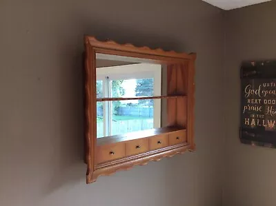 $55 • Buy  Mid Century/Vintage. Turner Wall Shadow Box W/Mirror & Shelves NICE