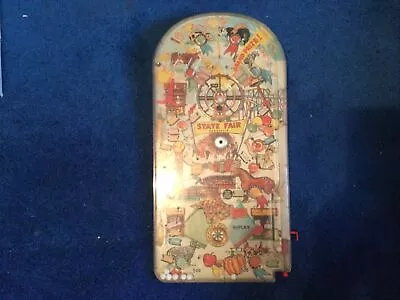 Vintage 1950's State Fair Strength Tester Pinball Machine Superior Toy Co.  • $30