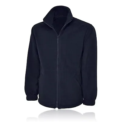 Work Wear Fleece Jacket Hoodie Coat Warm Winter Casual Full Zip Thermal Outdoor • £10.99
