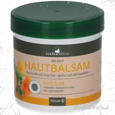 HERBAMEDICUS HAUTBALSAM Calendula Skin Balm 250ml | Original | UK STOCK • £5.99