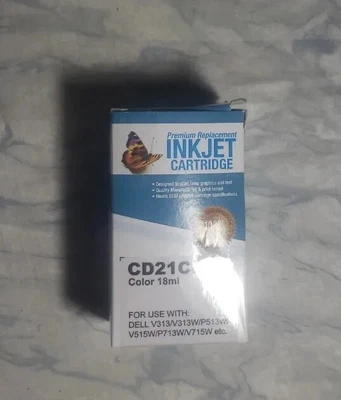 $2 • Buy Color Dell Series 21 Comp. Ink For Dell 21 P513w P713w V313 V313w V515w V715w